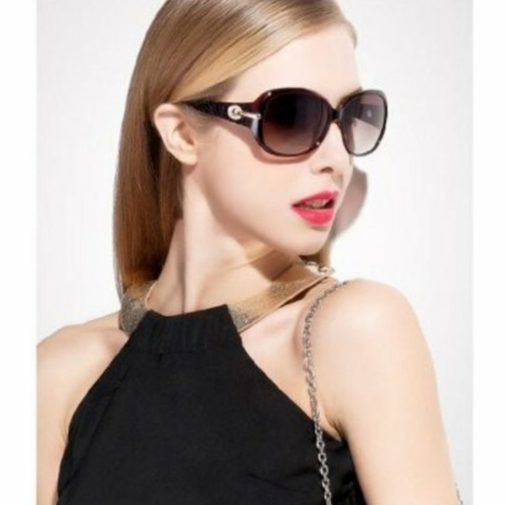 NWT Black Glitter UV Protection Sunglasses - Picture 12 of 14